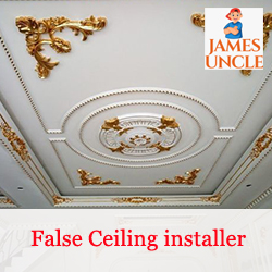 False Ceiling installer Mr. Subha Majhi in Barasat